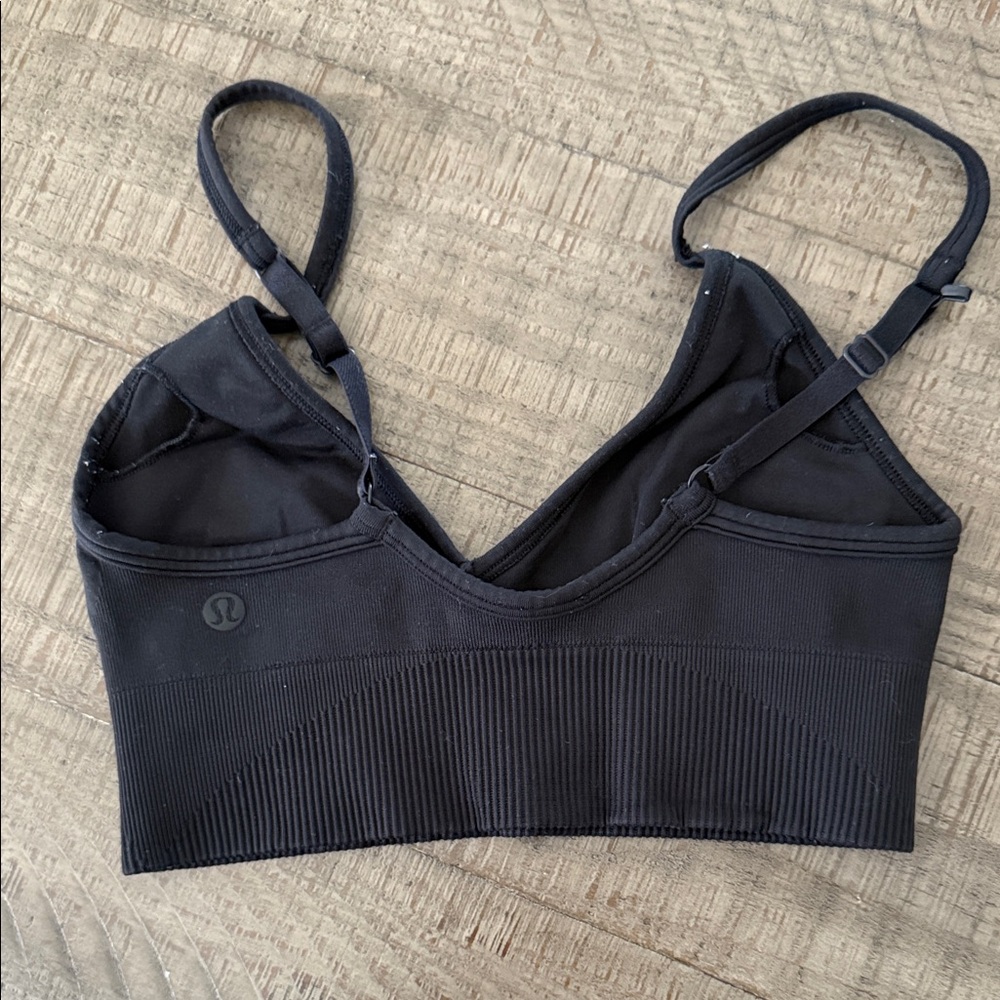 lululemon athletica Charcoal Sports Bra